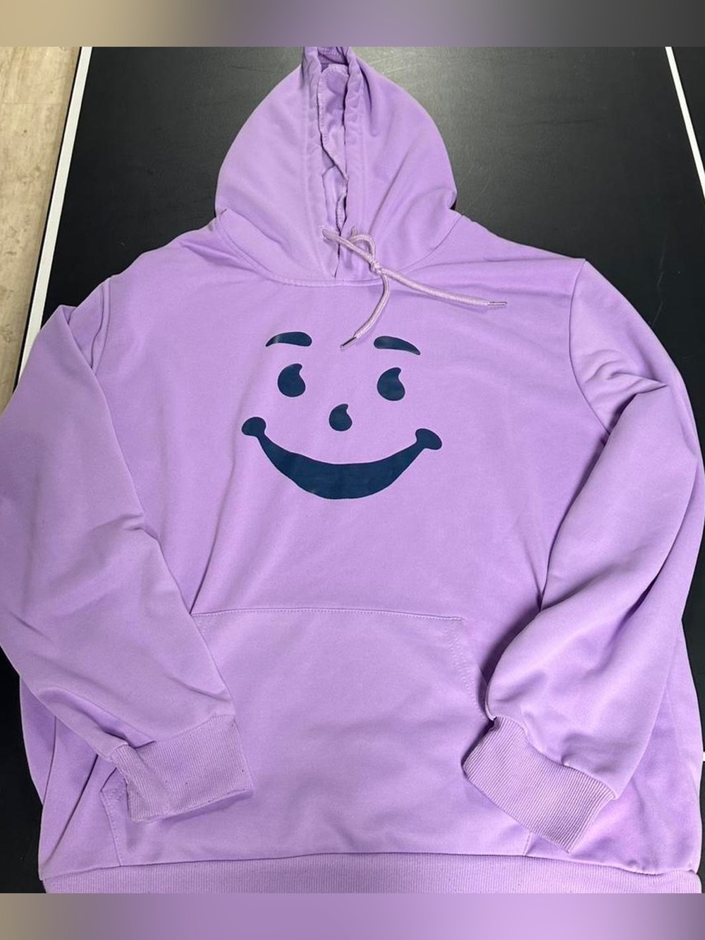MR. KOOLAID light PURPLE pullover HOODIE; XXL; SO FUN!